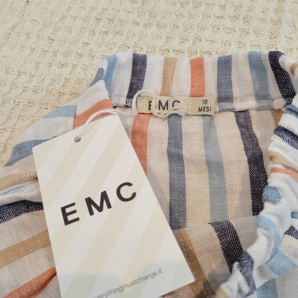 Striped linen shorts - Picture 3 of 5